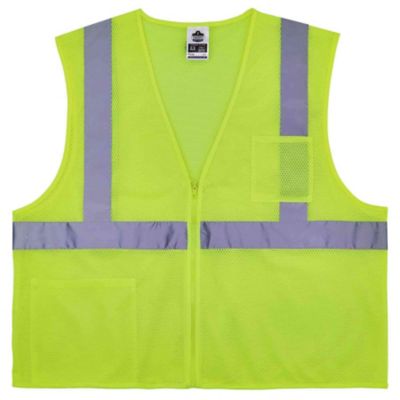 GloWear Unisex Type R Class 2 Self-Extinguishing Hi-Vis Safety Vest