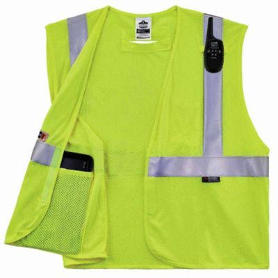 Image showing 7 th GloWear Unisex Type R Class 2 Modacrylic Mesh Hi-Vis FR Safety Vest