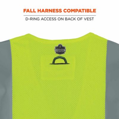 Image showing  Unisex Type R Class 2 Modacrylic Mesh Hi-Vis FR Safety Vest
