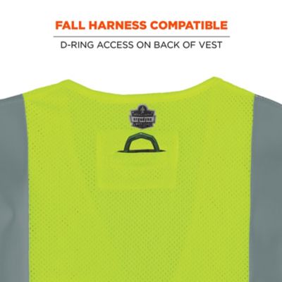 Image showing 3 th GloWear Unisex Type R Class 2 Modacrylic Mesh Hi-Vis FR Economy Safety Vest