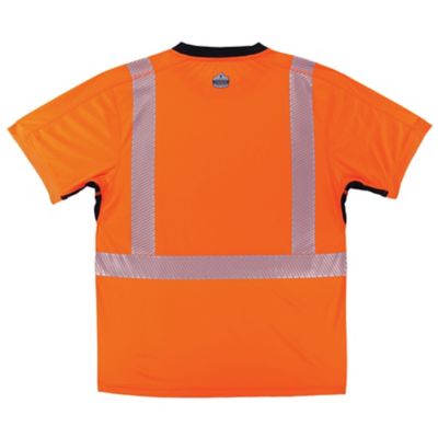 Image showing  Unisex GloWear Type R Class 2 Performance Hi-Vis T-Shirt, Black Bottom