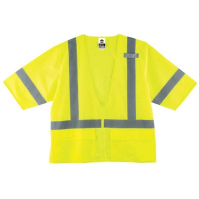 Image showing  Unisex GloWear 8320Z Type R Class 3 Hi-Vis Standard Safety Vest with Zipper