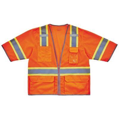 Image showing  Unisex 2-Tone Class 3 Hi-Vis Surveyor Vest