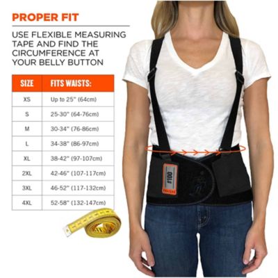 Image showing  100 Economy Spandex Back Support Brace