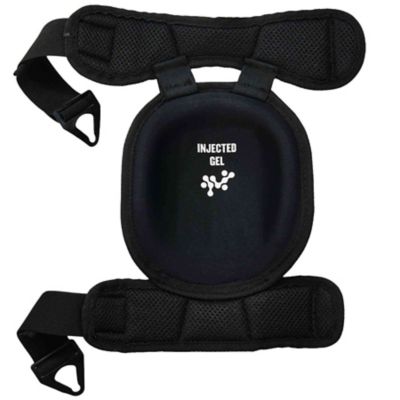 Image showing  344 Short Cap Injected Gel Knee Pads with Comfort Straps