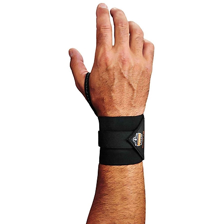 ProFlex 420 Wrist Wrap with Thumb Loop, Small/Medium, Black