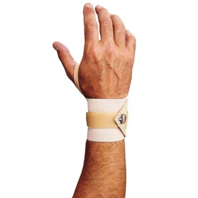 ProFlex 420 Wrist Wrap with Thumb Loop, Small/Medium, Tan