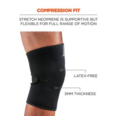 Image showing  600 Single-Layer Neoprene Knee Sleeve, XL