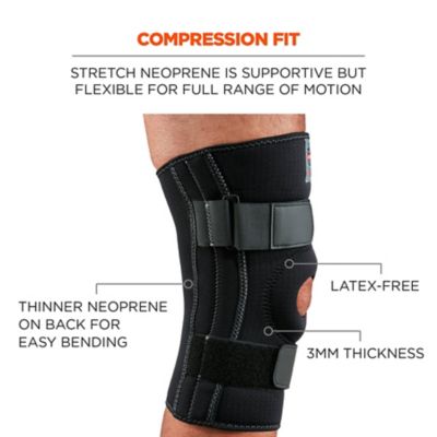 Image showing  620 Knee Sleeve with Open Patella/Spiral Stays, S
