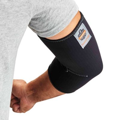 Image showing  ProFlex 650 Neoprene Compression Elbow Sleeve, Black, 2XL
