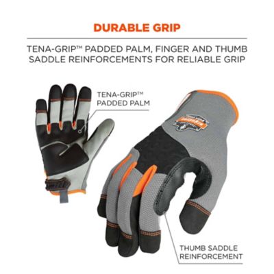 Image showing 2 th Ergodyne ProFlex 710 Heavy-Duty Mechanics Work Gloves, 1 Pair