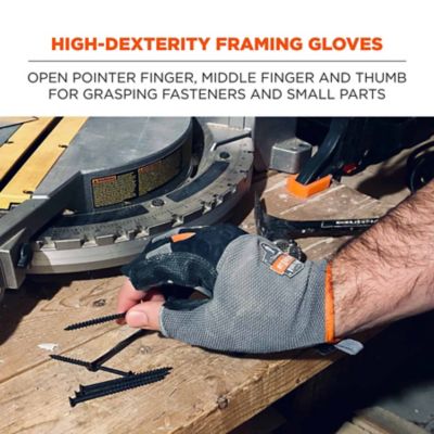 Image showing  ProFlex 720 Heavy-Duty Framing Work Gloves, 1 Pair