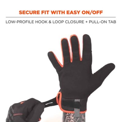 Image showing 4 th Ergodyne ProFlex 812 Standard Mechanics Work Gloves, 1 Pair