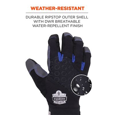 Image showing  ProFlex 817 Thermal Winter Work Gloves with Reinforced Palms, 1 Pair