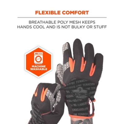 Image showing 3 th Ergodyne ProFlex 821 Smooth Surface Handling Work Gloves, 1 Pair