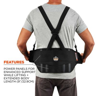 Image showing  ProFlex 1600 Standard Elastic Back Support Brace, Black, Large