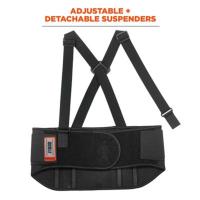 Image showing  ProFlex 1600 Standard Elastic Back Support Brace, Black, 4XL