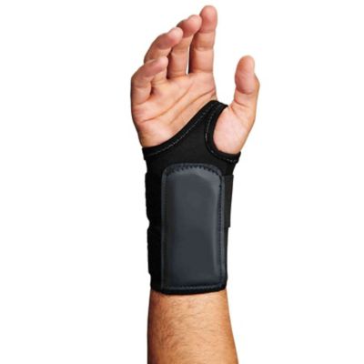 Image showing  4010 Double Strap Wrist Support, Large, Black, Right Handed