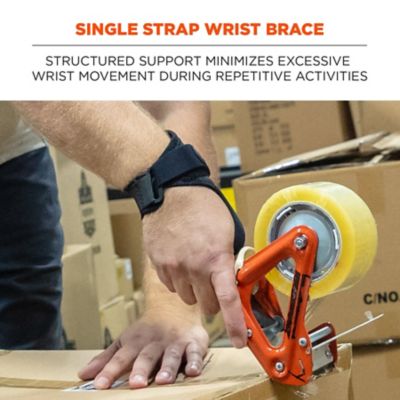 Image showing  4020 Wrist Support, Medium, Black, Right Handed