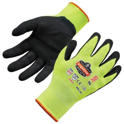 ProFlex ANSI A2 WSX Dr Grip Hi-Vis Nitrile-Coated Cut-Resistant Gloves, 1 Pair