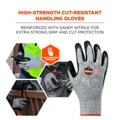 Image showing 1 th ProFlex ANSI A3 Level Extra Strength Nitrile-Coated Cut-Resistant Gloves, 1 Pair