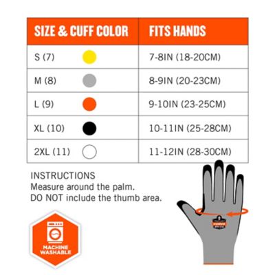 Image showing 5 th ProFlex ANSI A3 Level Extra Strength Nitrile-Coated Cut-Resistant Gloves, 1 Pair