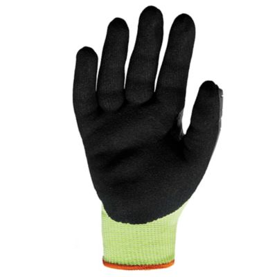 Image showing 7 th ProFlex ANSI A4 Level WSX Wet Grip with Dorsal Protection Hi-Vis Nitrile-Coated Cut-Resistant Gloves, 1 Pair