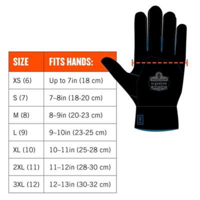 Image showing 8 th ProFlex Coated Waterproof Winter Work Gloves, 1 Pair