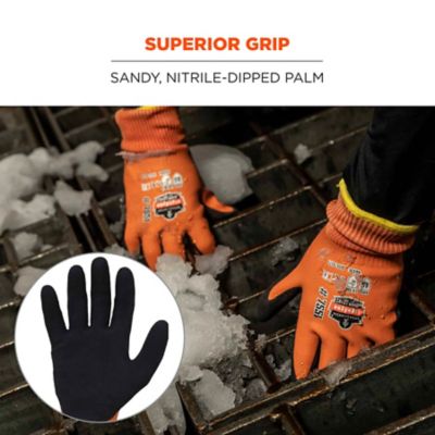 Image showing 6 th ProFlex A5 Cut-Resistant Coated Waterproof Winter Work Gloves, 1 Pair