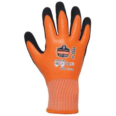 Image showing 9 th ProFlex A5 Cut-Resistant Coated Waterproof Winter Work Gloves, 1 Pair