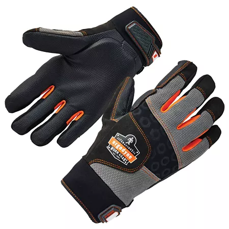 ANSI/ISO ProFlex 9002 Certified Full Finger Anti-Vibration Gloves 1 Pair Work Gloves