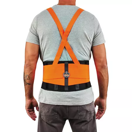 ProFlex 100HV Economy Spandex High Visibility Back Support Brace XS First Aid Kits