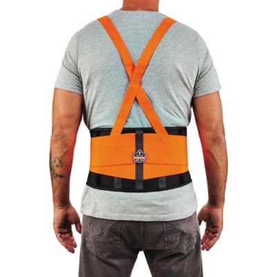 ProFlex 100HV Economy Spandex Hi-Vis Back Support Brace, 3XL