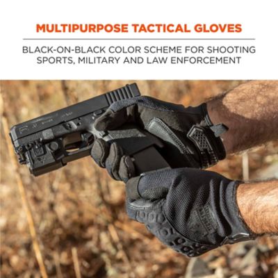 RAWHIDE LEATHER ULTRA DURABLE PADDED TACTICAL SHOOTING TRAINING GYM GLOVES 
