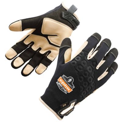 ProFlex Heavy-Duty Leather-Reinforced Work Gloves, 1 Pair