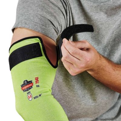 Image showing  Unisex Adult ANSI Level A4 Cut-Resistant Protective Arm Sleeves, 1-Pair