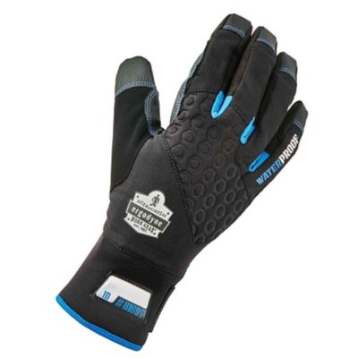 Image showing  Unisex Adult Thermal Waterproof Neoprene Winter Work Gloves with Tena-Grip, 1-Pair