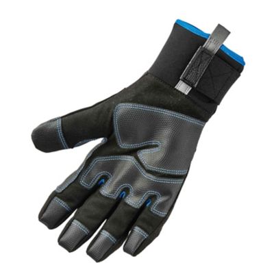 Image showing  Unisex Adult Thermal Waterproof Neoprene Winter Work Gloves with Tena-Grip, 1-Pair