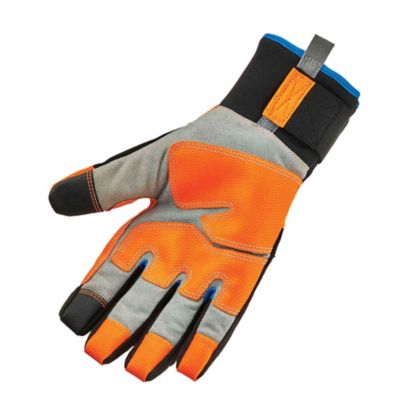 Image showing  Unisex Adult Thermal Waterproof Neoprene Winter Work Gloves with Tena-Grip, 1-Pair
