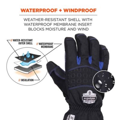 Image showing  819WP Extreme Thermal Waterproof Winter Work Gloves with Tena-Grip, 1 Pair