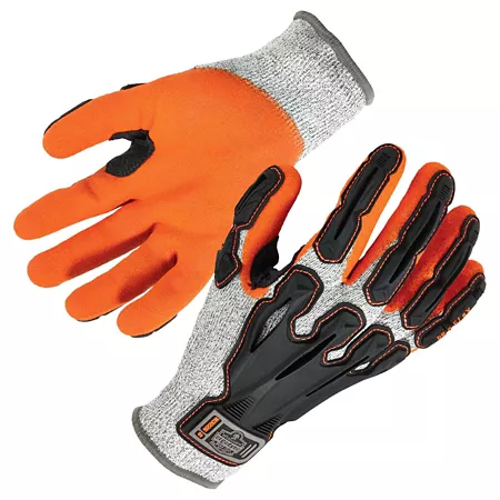 ProFlex 922CR ANSI Level A3 Nitrile Coated Cut Resistant Gloves with Back Protector 1 Pair Work Gloves