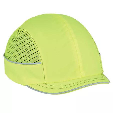 Skullerz Bump Cap Lime Micro Brim Hard Hats