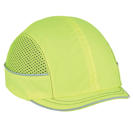 Skullerz Bump Cap Hat, Lime, Micro Brim