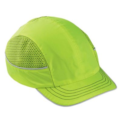 Skullerz Bump Cap Hat, Lime, Short Brim
