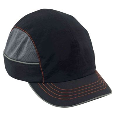Skullerz Bump Cap Hat, Black, Short Brim, 23340