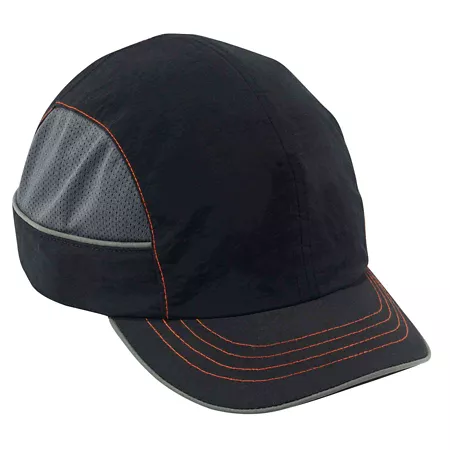 Skullerz Bump Cap Hat Black Short Brim 23340 Hard Hats