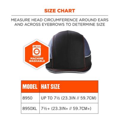 Image showing 7 th Skullerz Short Brim Bump Cap Hat, Black, 23340