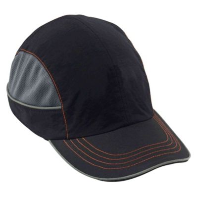 Skullerz Bump Cap Hat, Black, Long Brim, 23344