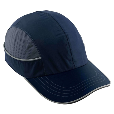 Skullerz Bump Cap Hat, Navy, Long Brim, 23345