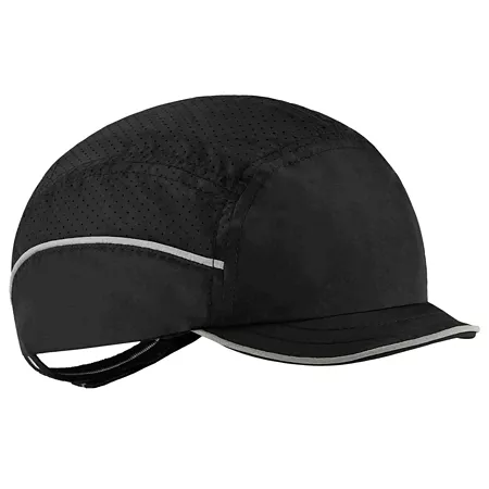 Skullerz Lightweight Cap Black Micro Brim Hard Hats